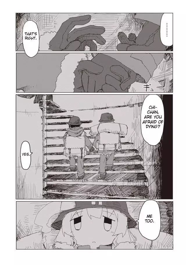 Shoujo Shuumatsu Ryokou Chapter 46 page 7 - Chapter 46 Staircase