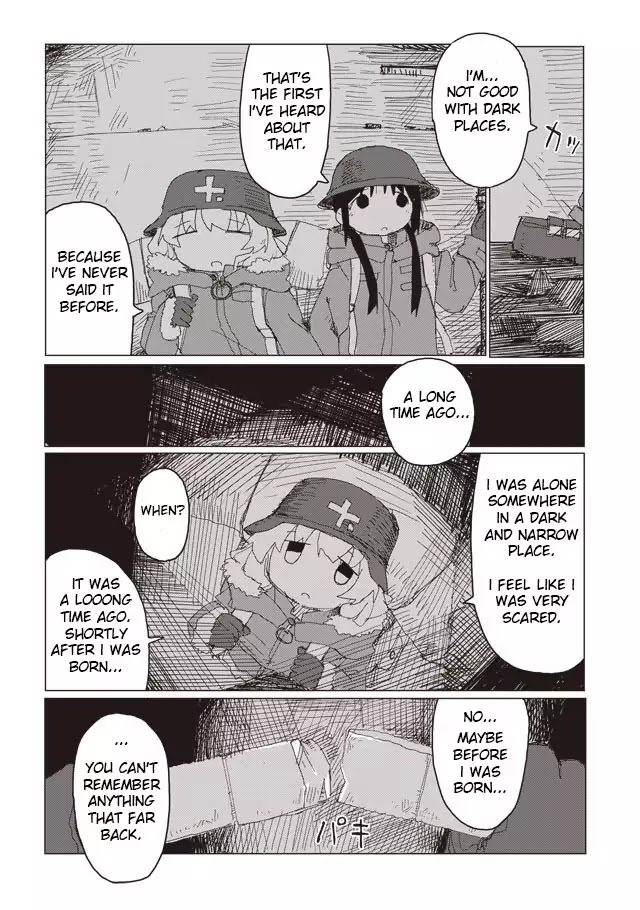 Shoujo Shuumatsu Ryokou Chapter 46 page 8 - Chapter 46 Staircase