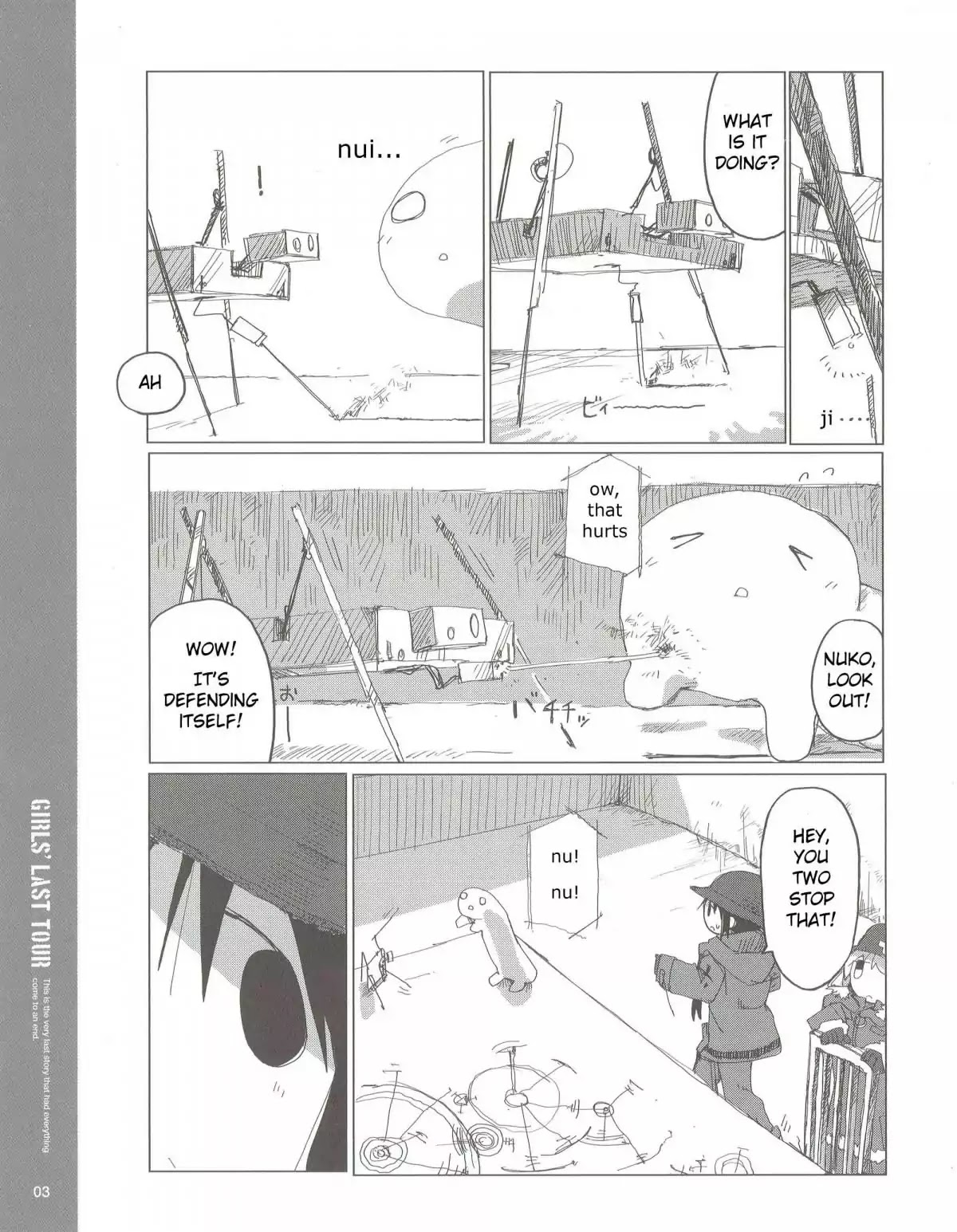 Shoujo Shuumatsu Ryokou Chapter 47.6 page 3 - Vol.6 Special