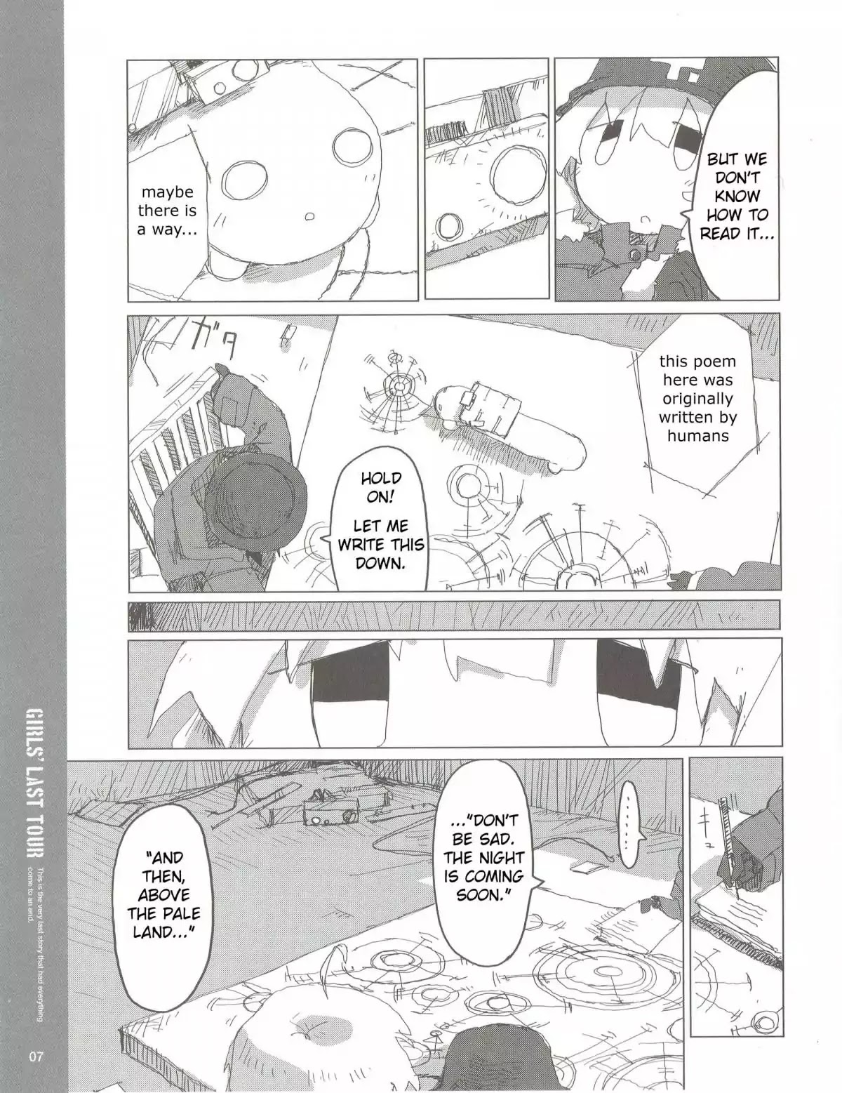 Shoujo Shuumatsu Ryokou Chapter 47.6 page 7 - Vol.6 Special