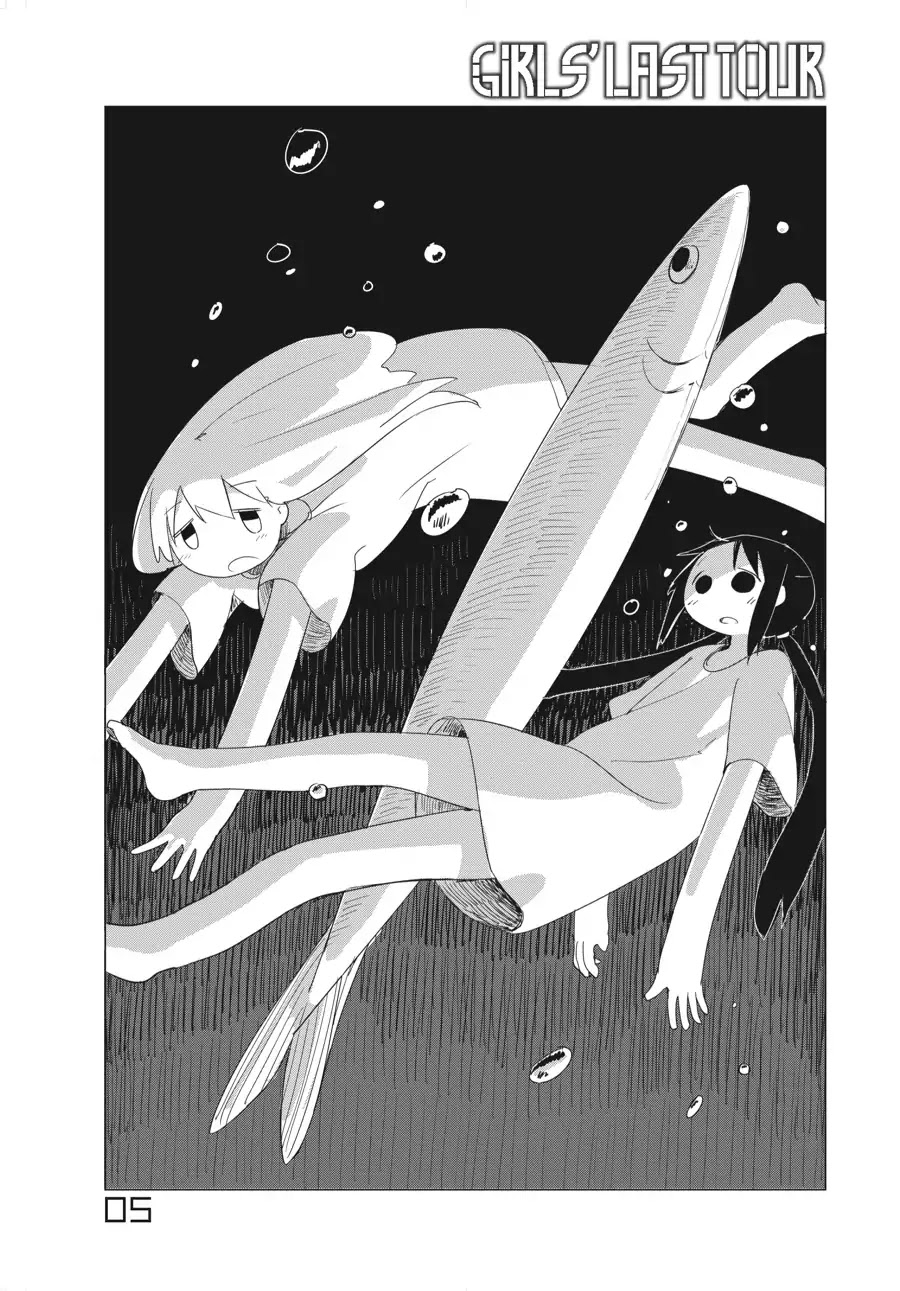 Shoujo Shuumatsu Ryokou Chapter 5 page 1 - Chapter 5: Laundry
