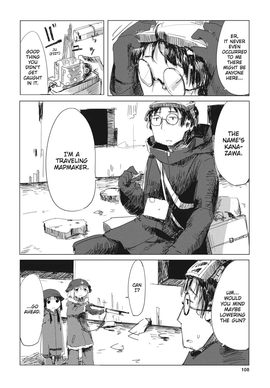 Shoujo Shuumatsu Ryokou Chapter 6 page 12 - Chapter 6: Encounter
