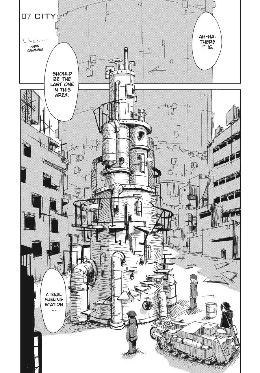 Shoujo Shuumatsu Ryokou Chapter 7 page 1 - Chapter 7: City