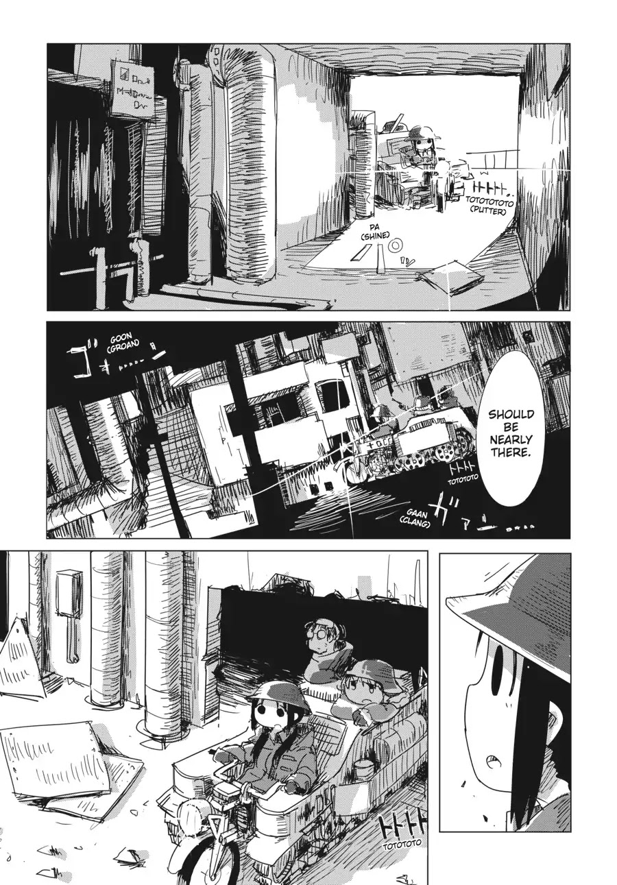Shoujo Shuumatsu Ryokou Chapter 7 page 15 - Chapter 7: City