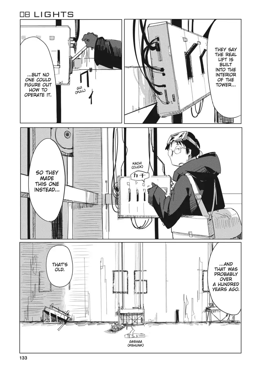 Shoujo Shuumatsu Ryokou Chapter 8 page 1 - Chapter 8: Lights