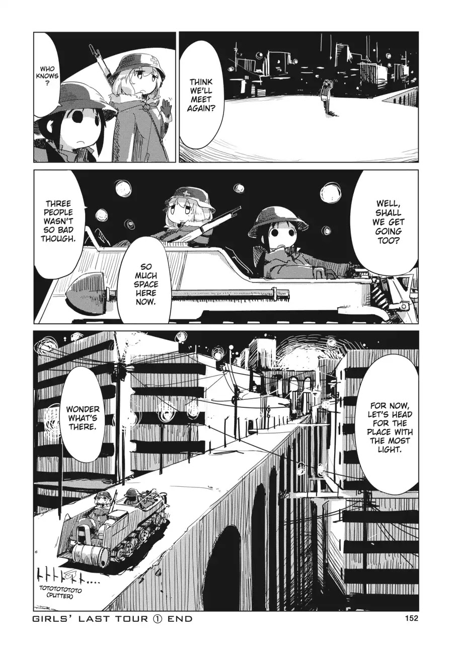 Shoujo Shuumatsu Ryokou Chapter 8 page 19 - Chapter 8: Lights
