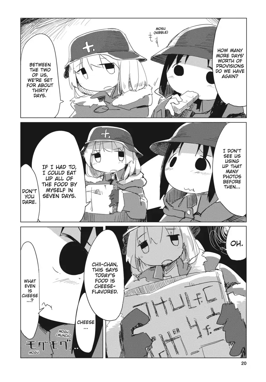 Shoujo Shuumatsu Ryokou Chapter 9 page 21 - Chapter 9: Photographs