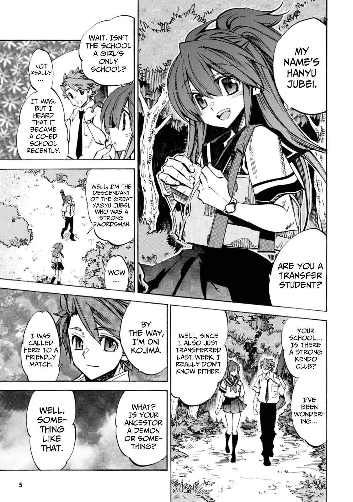 Shoukan!! Kengou Gakuen Chapter 1 page 7 - Chapter 1