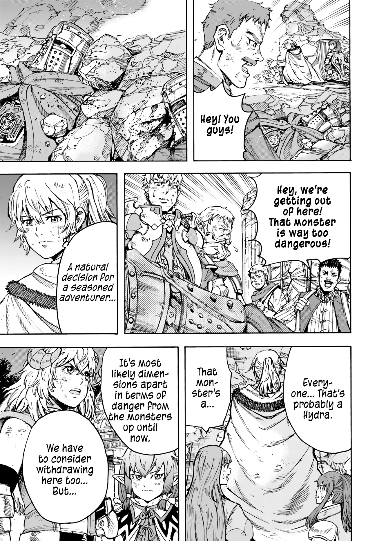 Shoukan sareta Kenja wa Isekai wo Yuku - Saikyou nano wa Fuyou Zaiko no Item deshita Chapter 34 page 38 - Chapter 34: Giant Killer