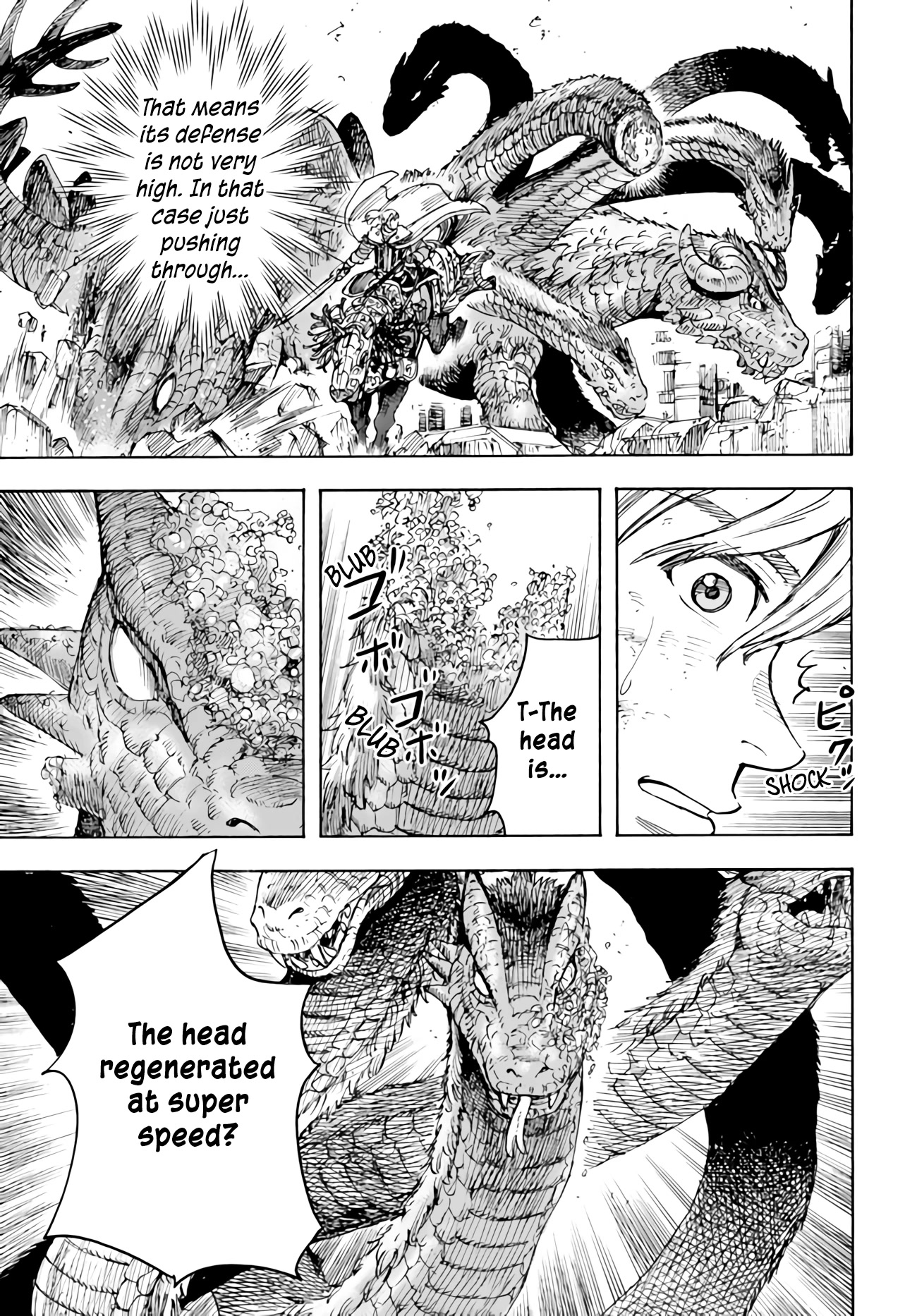 Shoukan sareta Kenja wa Isekai wo Yuku - Saikyou nano wa Fuyou Zaiko no Item deshita Chapter 35 page 12 - Chapter 35: Hydra