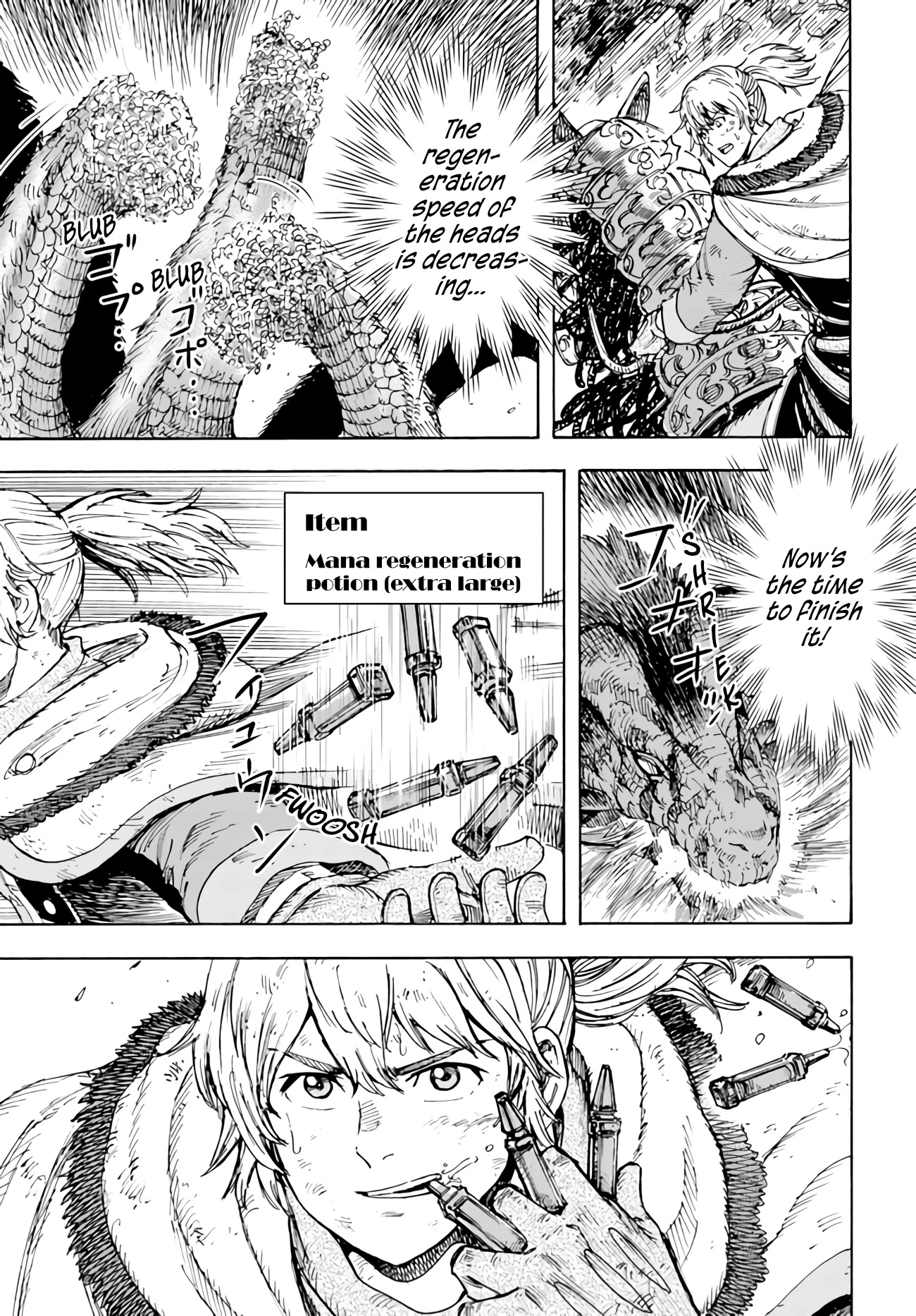 Shoukan sareta Kenja wa Isekai wo Yuku - Saikyou nano wa Fuyou Zaiko no Item deshita Chapter 35 page 24 - Chapter 35: Hydra