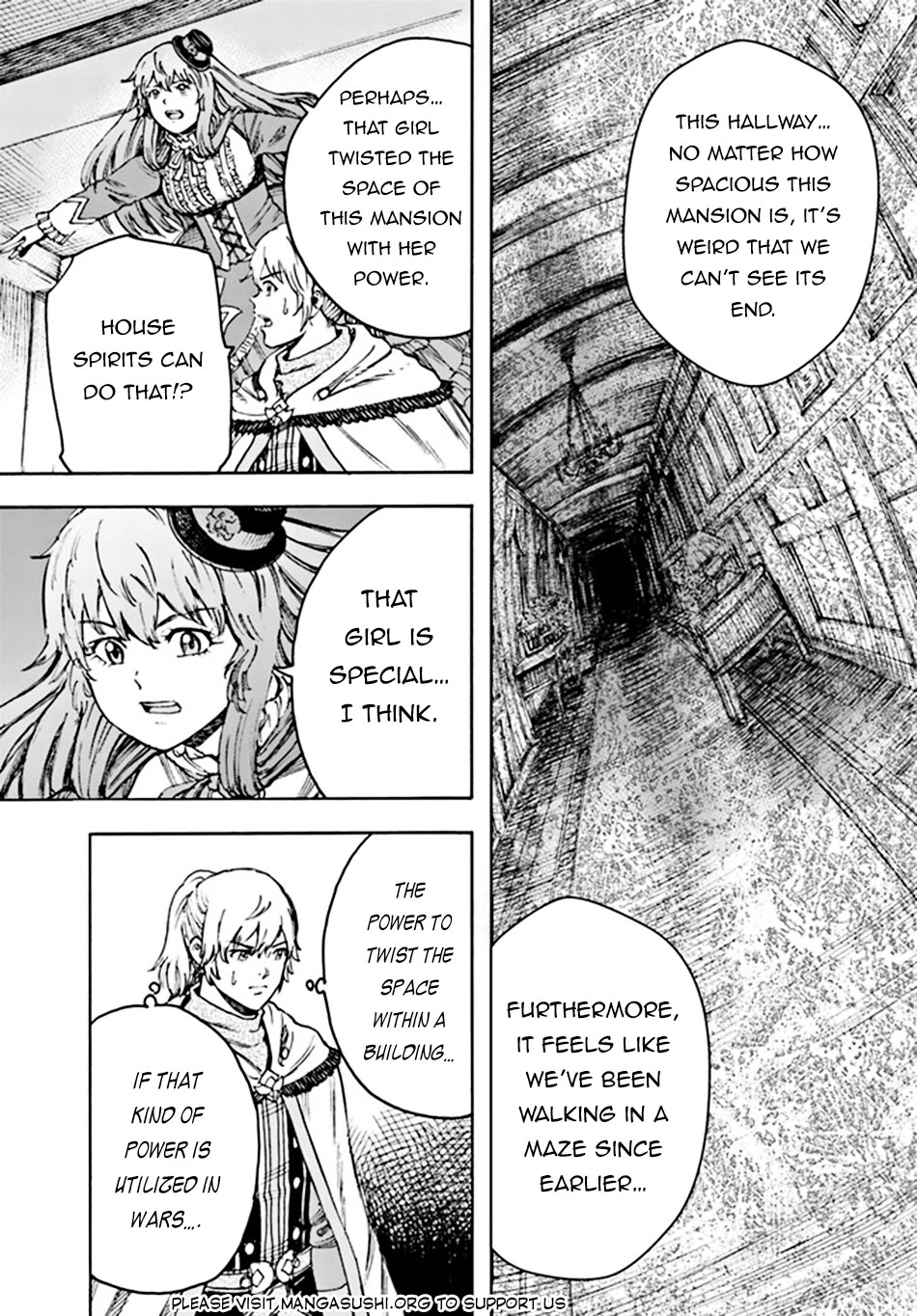 Shoukan sareta Kenja wa Isekai wo Yuku - Saikyou nano wa Fuyou Zaiko no Item deshita Chapter 38.1 page 6 - Chapter 38.1: Fanother House Spirit