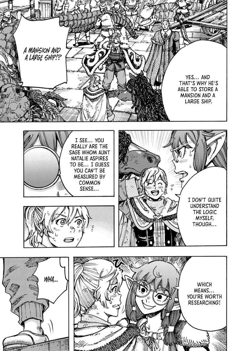 Shoukan sareta Kenja wa Isekai wo Yuku - Saikyou nano wa Fuyou Zaiko no Item deshita Chapter 55 page 13 - Chapter 55