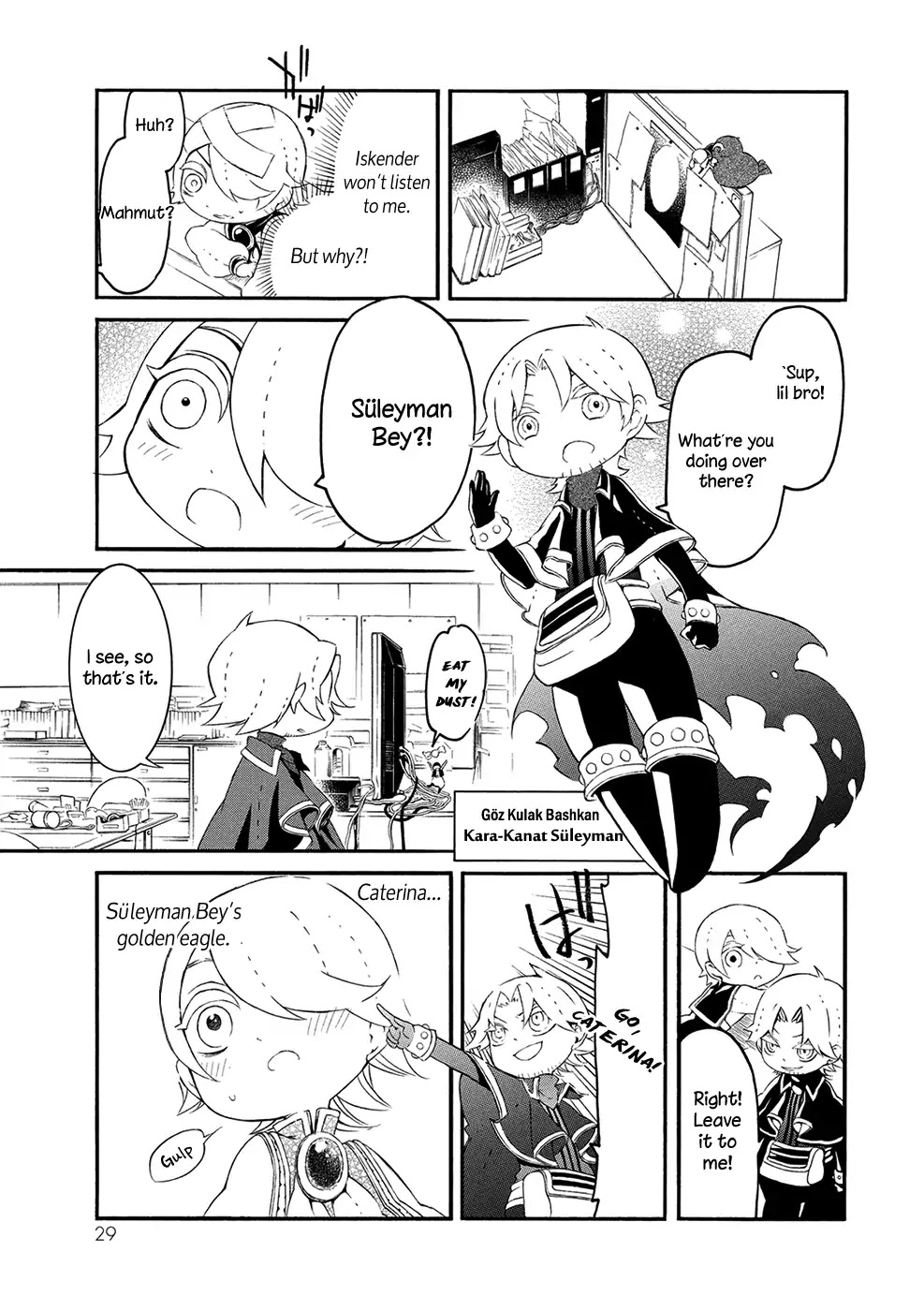 Shoukoku no Altair san Chapter 4 page 5 - Chapter 4: Mahmut and his Eagle Companion