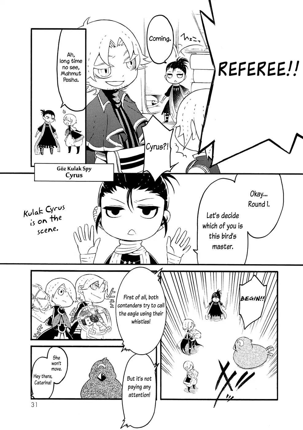 Shoukoku no Altair san Chapter 4 page 7 - Chapter 4: Mahmut and his Eagle Companion