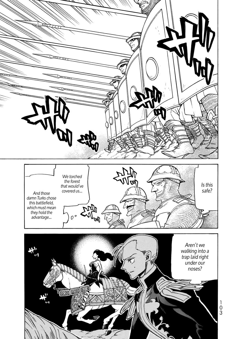 Shoukoku no Altair Chapter 105 page 27 - Chapter 105: City of Fountains