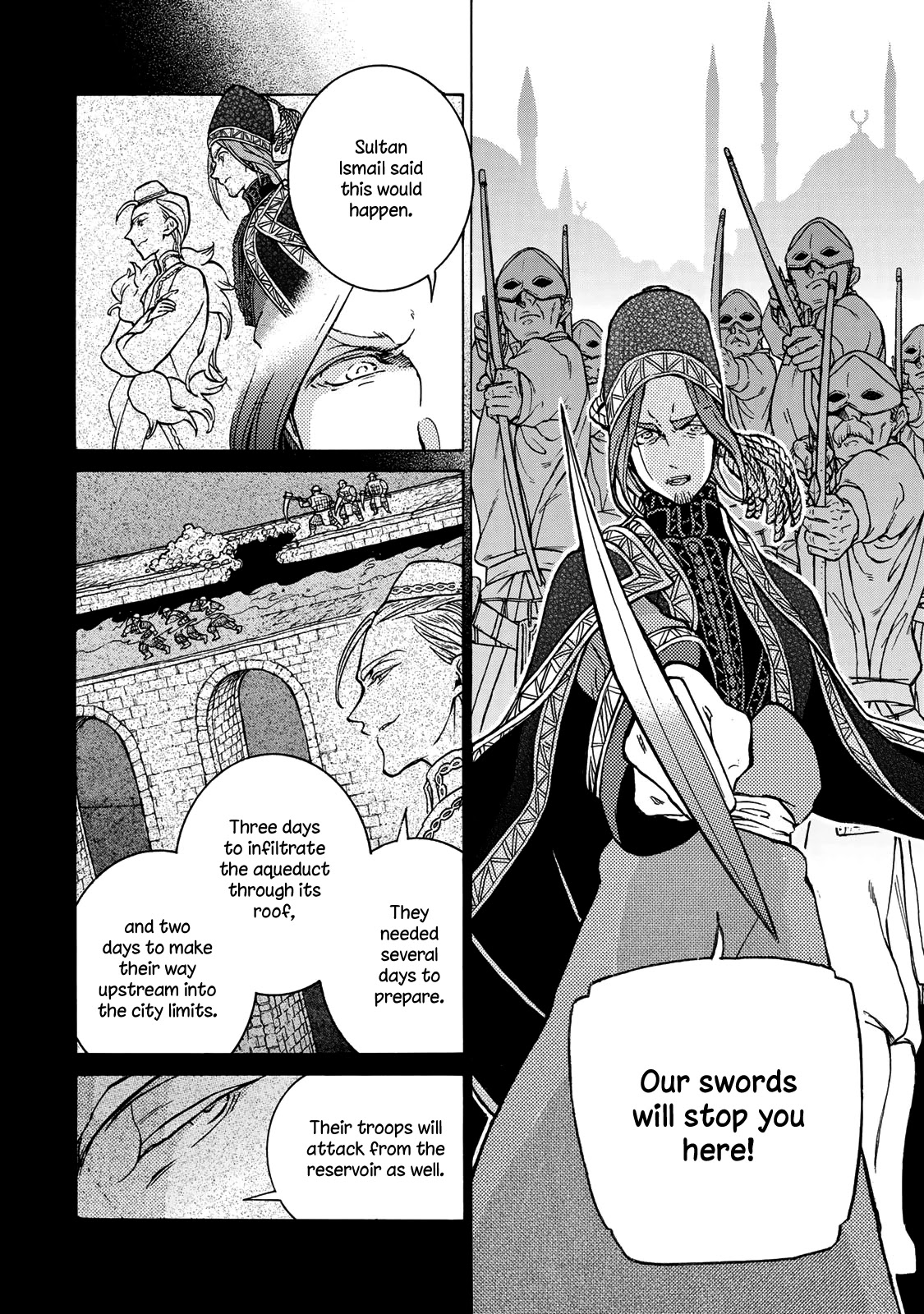 Shoukoku no Altair Chapter 123 page 21 - Chapter 123: Hunters of the Golden City