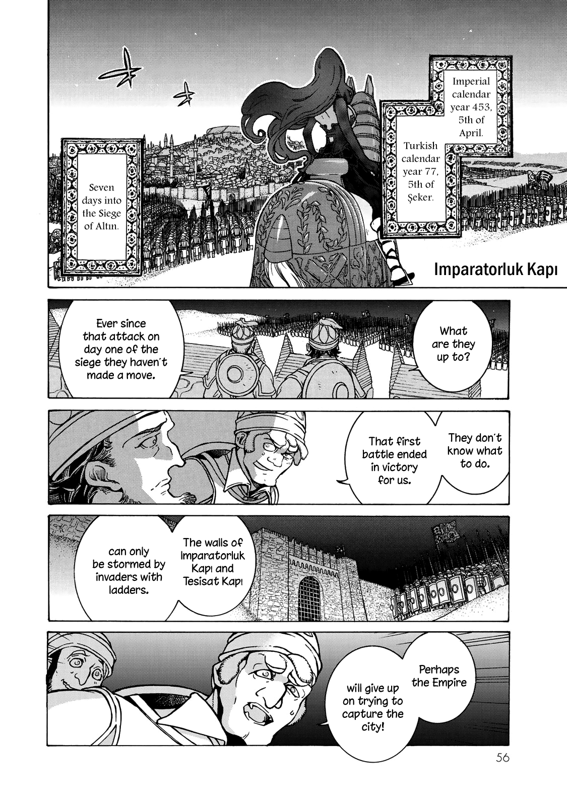 Shoukoku no Altair Chapter 123 page 5 - Chapter 123: Hunters of the Golden City
