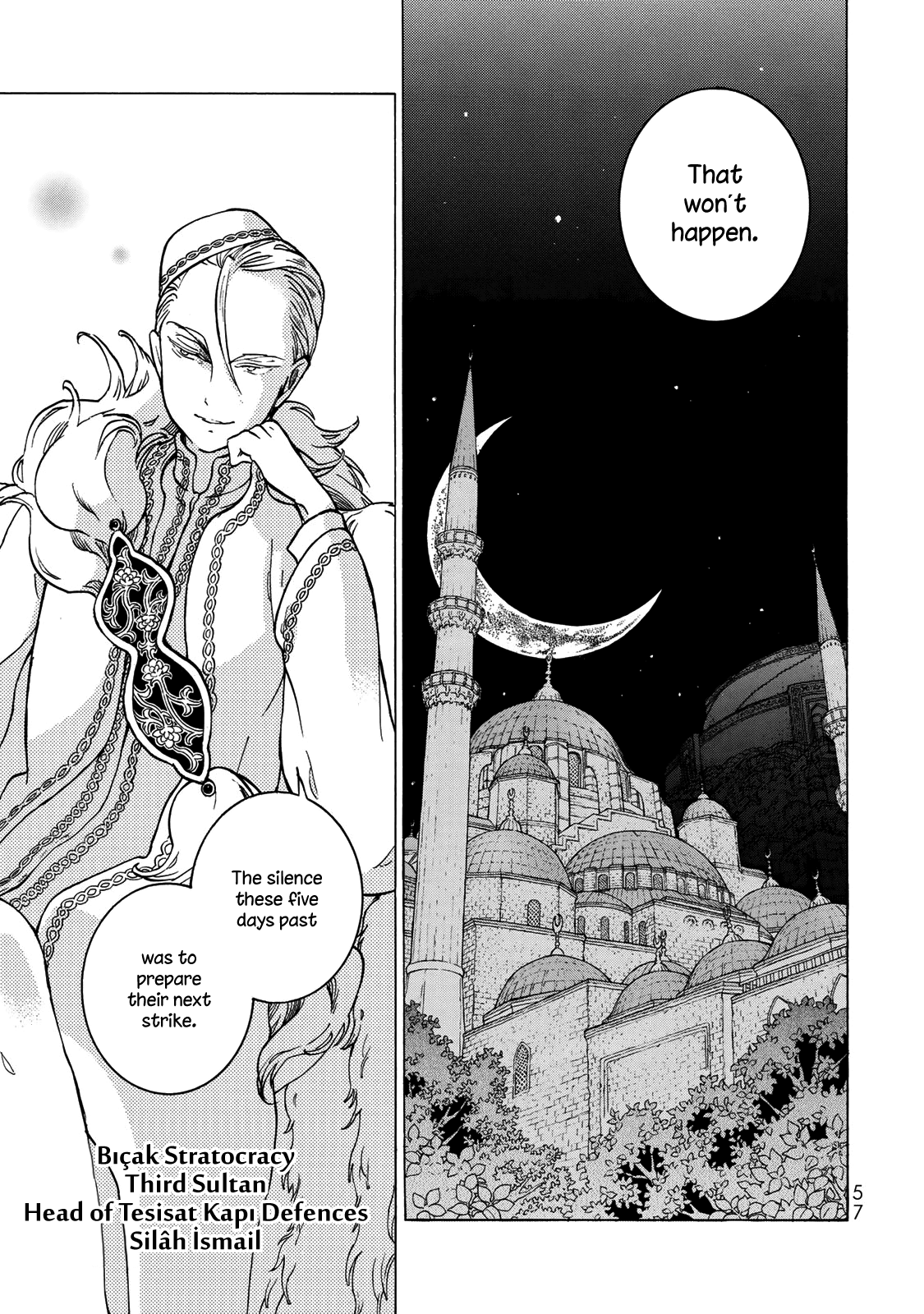 Shoukoku no Altair Chapter 123 page 6 - Chapter 123: Hunters of the Golden City