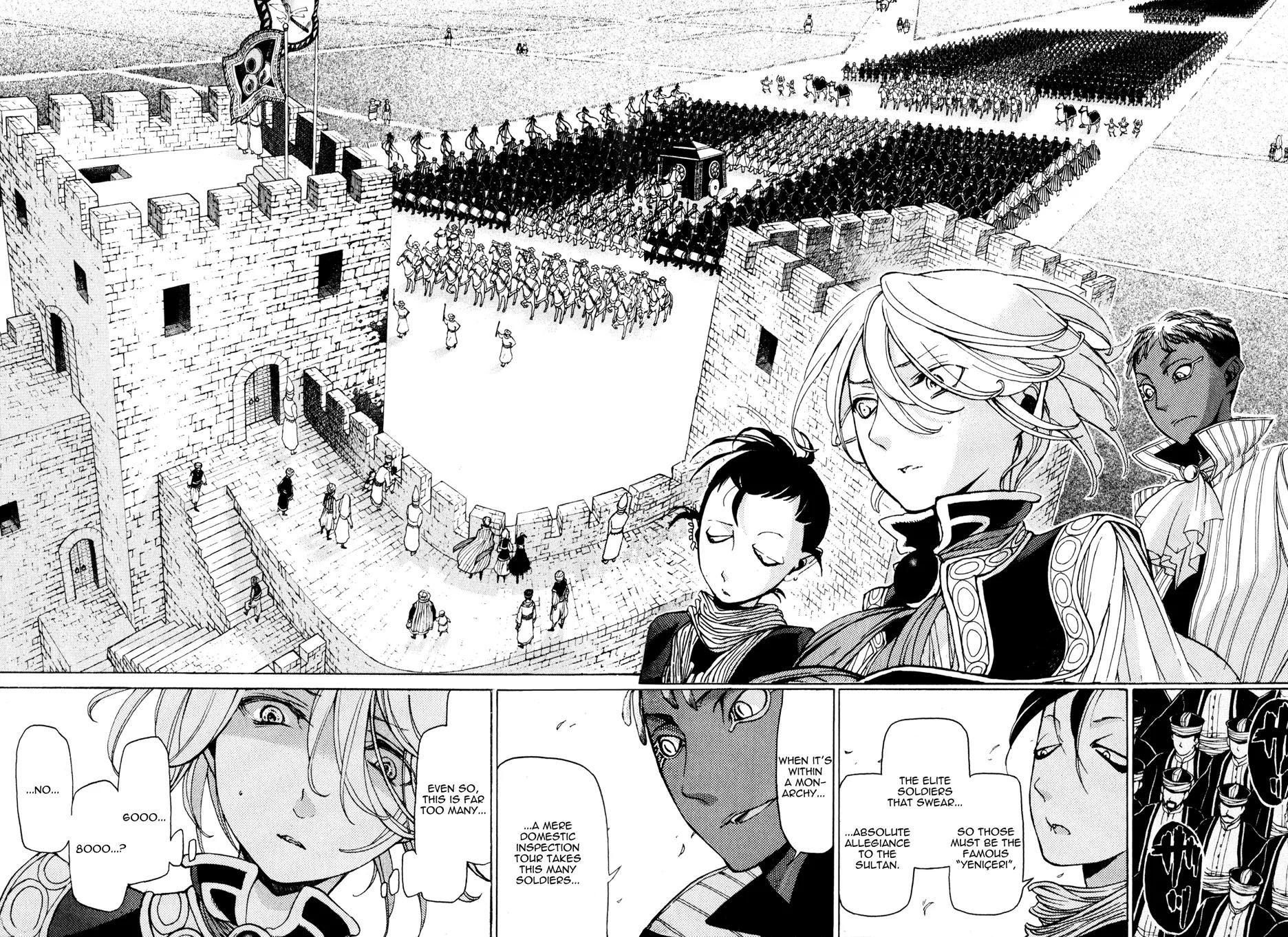 Shoukoku no Altair Chapter 21 page 12 - Chapter 21: The Stratocracy of Spears