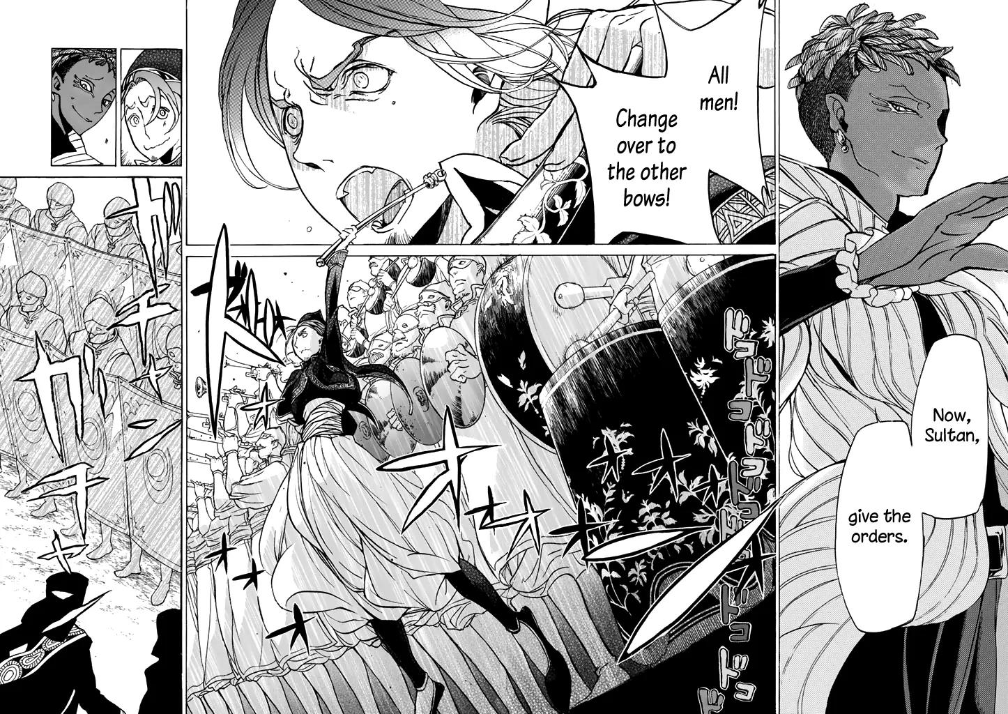 Shoukoku no Altair Chapter 32 page 14 - Chapter 32: Battle at the Unusual Rock Formations