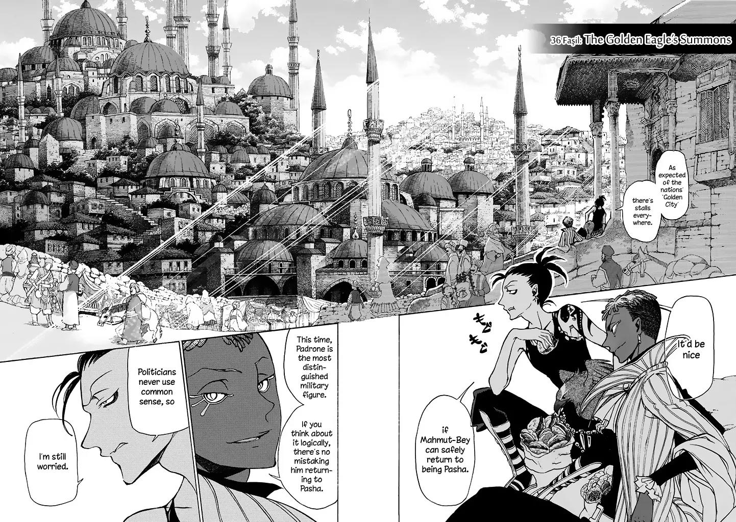 Shoukoku no Altair Chapter 36 page 9 - Chapter 36: The Golden Eagle's Summons