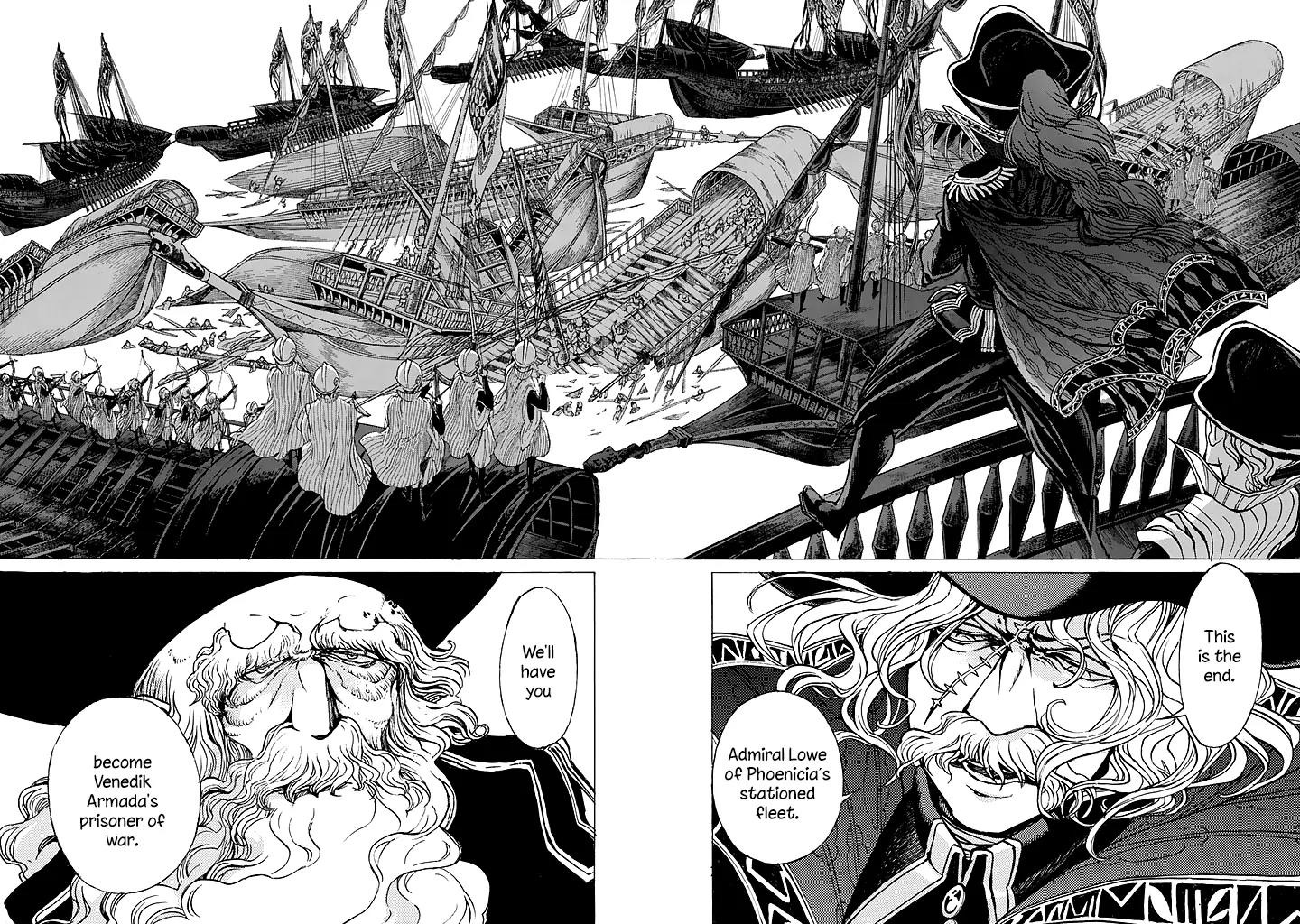 Shoukoku no Altair Chapter 41 page 22 - Chapter 41: Naval Battle off the Coast of Phoenicia