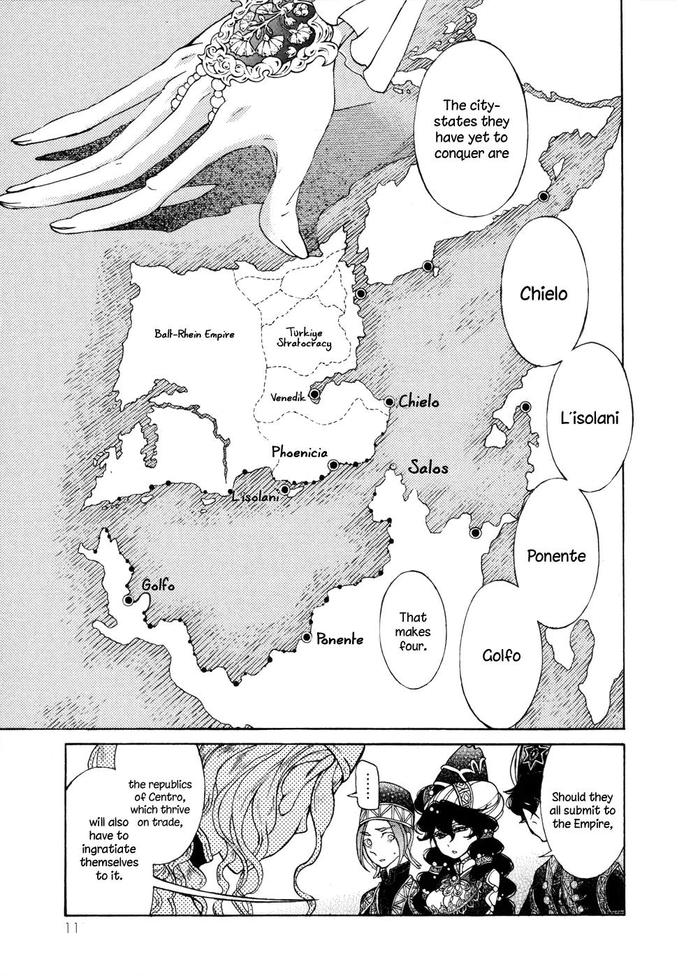 Shoukoku no Altair Chapter 49 page 14 - Chapter 49: Beginning of the Great War