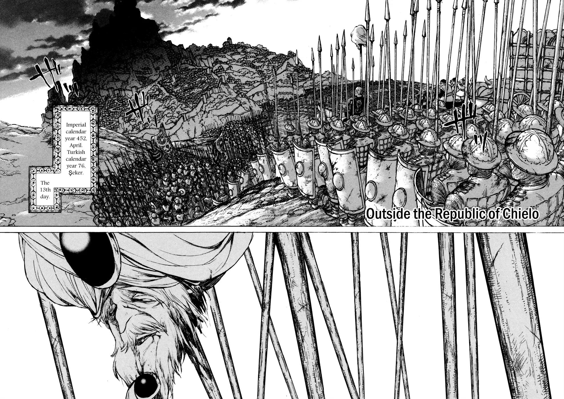 Shoukoku no Altair Chapter 65 page 4 - Chapter 65: A Far-Off Funeral Bell