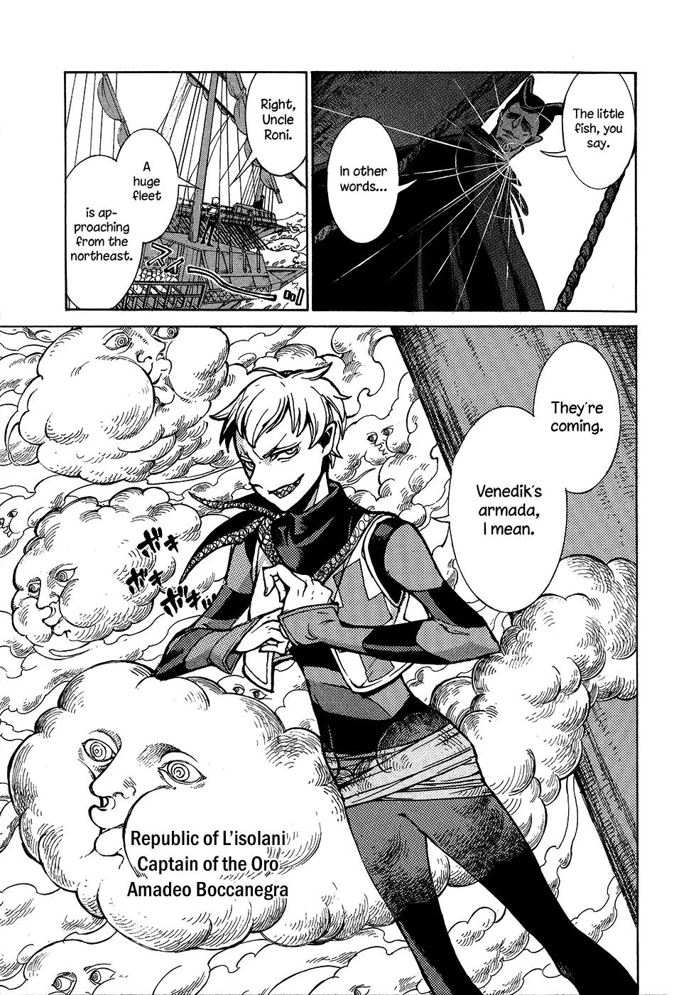 Shoukoku no Altair Chapter 66 page 14 - Chapter 66: Front Line of the Centro Sea