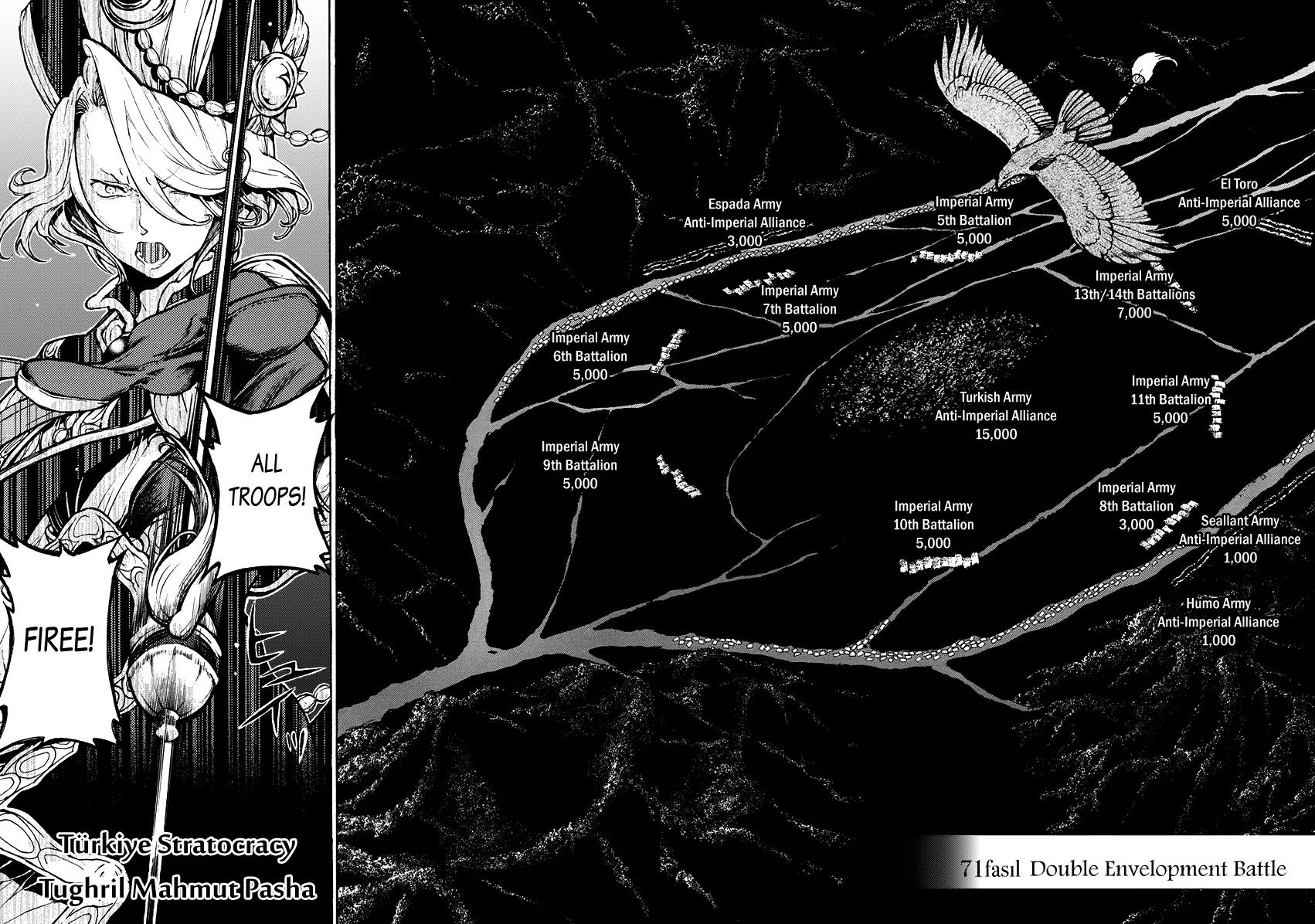 Shoukoku no Altair Chapter 71 page 9 - Chapter 71: Double Envelopment Battle