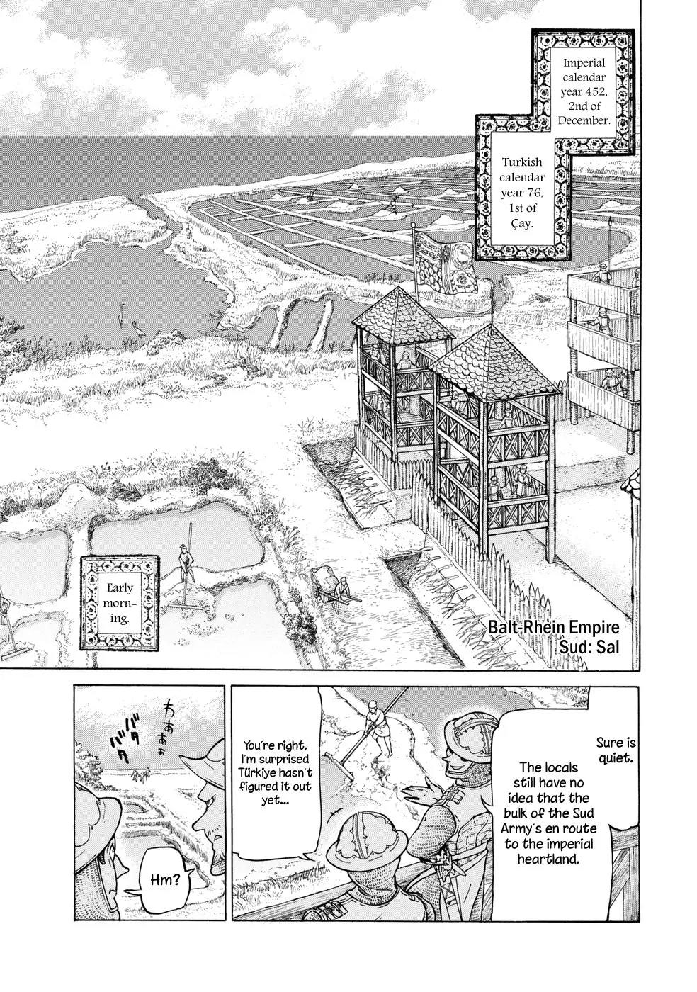 Shoukoku no Altair Chapter 83 page 3 - Chapter 83: An Equestrian Tribe's Techniques III