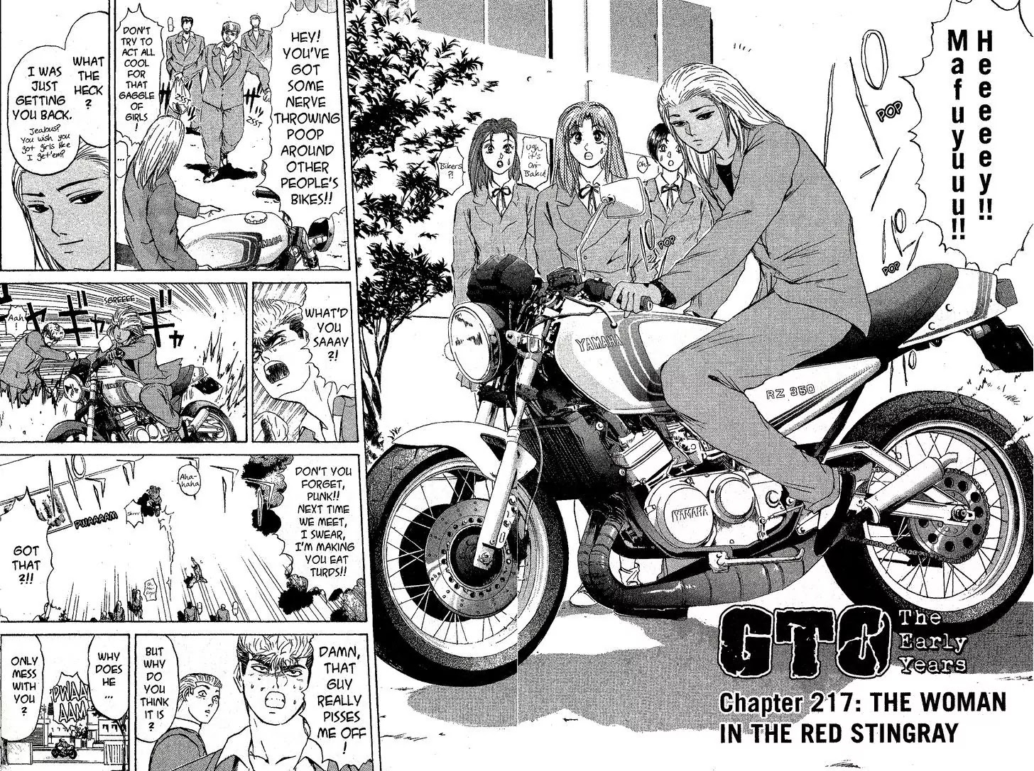 Shounan Junai Gumi Chapter 217 page 2 - Chapter 217: The Woman in the Red Stingray