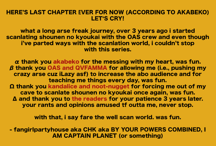 Shounen no Kyoukai Chapter 18 page 1 - Chapter 18 [END]