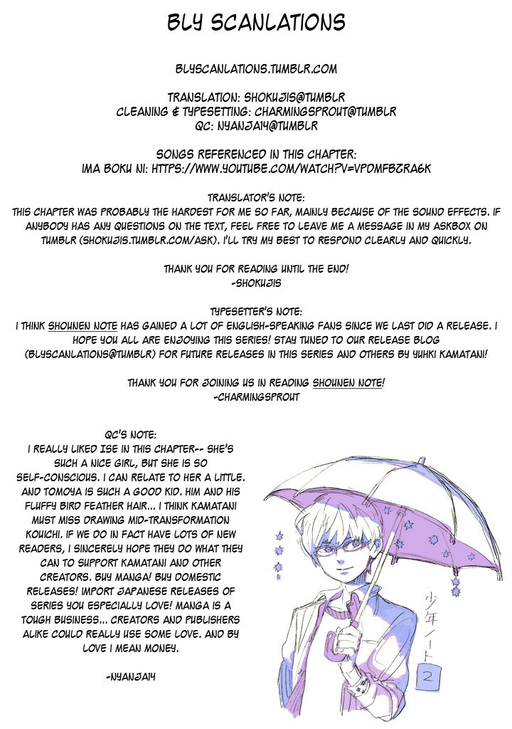 Shounen Note Chapter 14 page 43 - Chapter 14 : Standpoints and Compromise