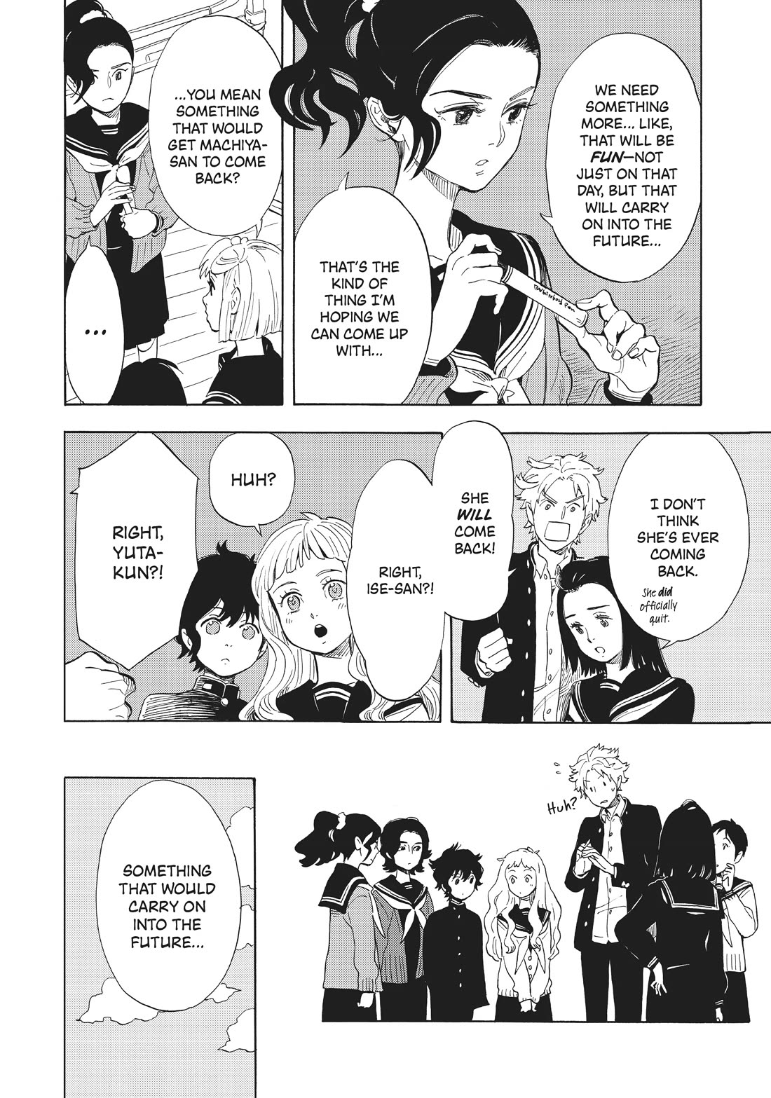 Shounen Note Chapter 33 page 12 - Chapter 33: The Forest, the Road, and the Clock Pendulum