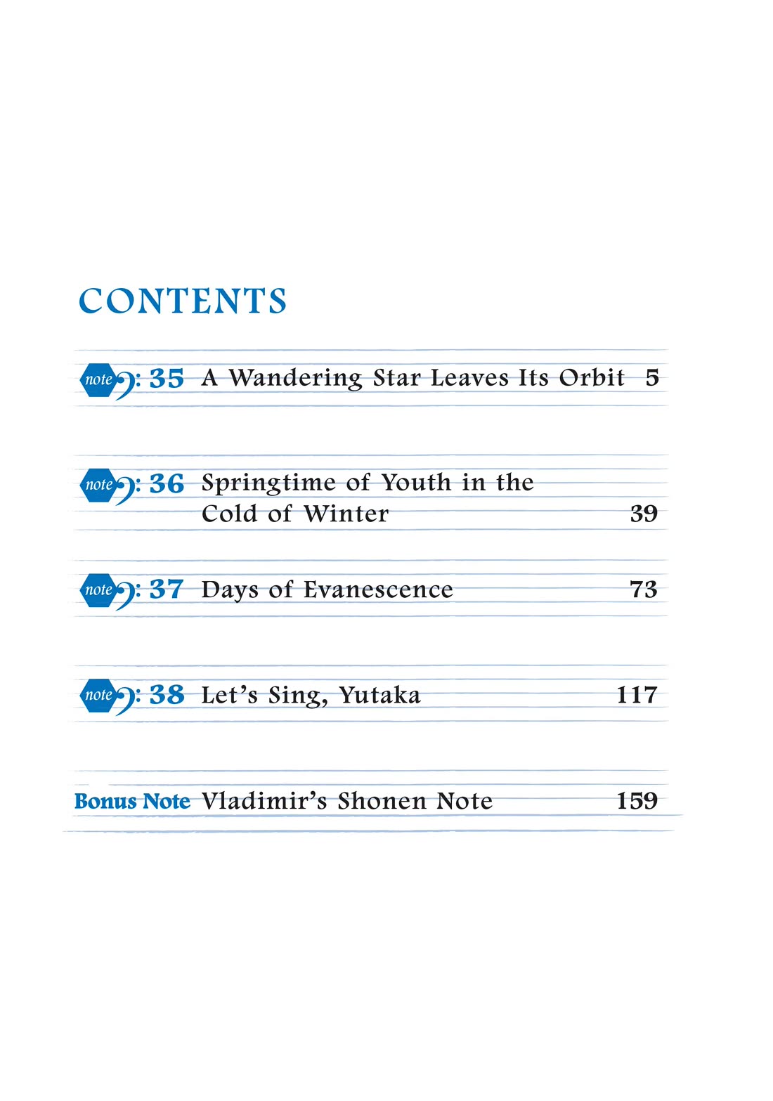 Shounen Note Chapter 35 page 3 - Chapter 35: A Wandering Star Leaves Its Orbit