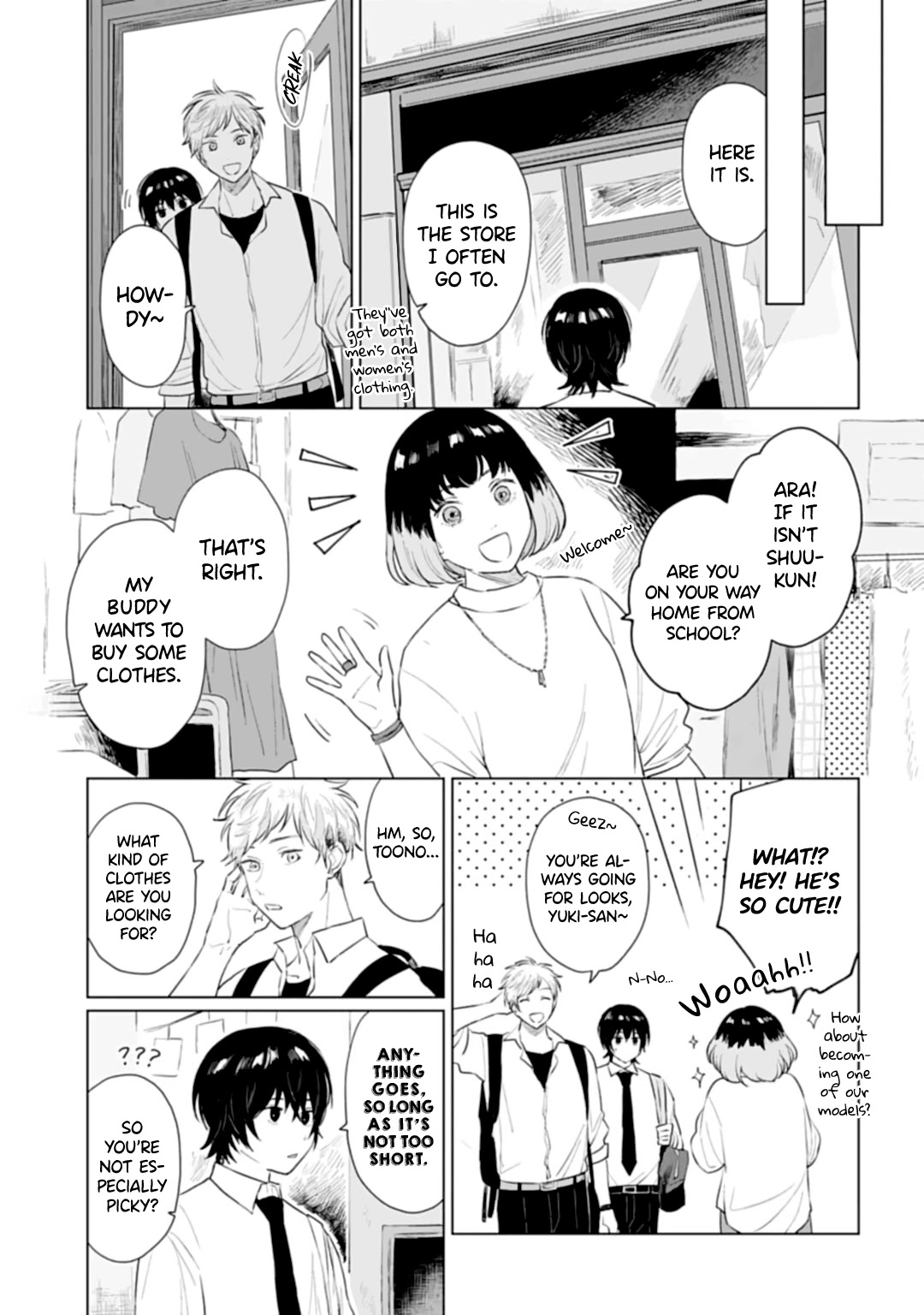 Shounen wo Kau Chapter 12 page 15 - Chapter 12: Even perspectives