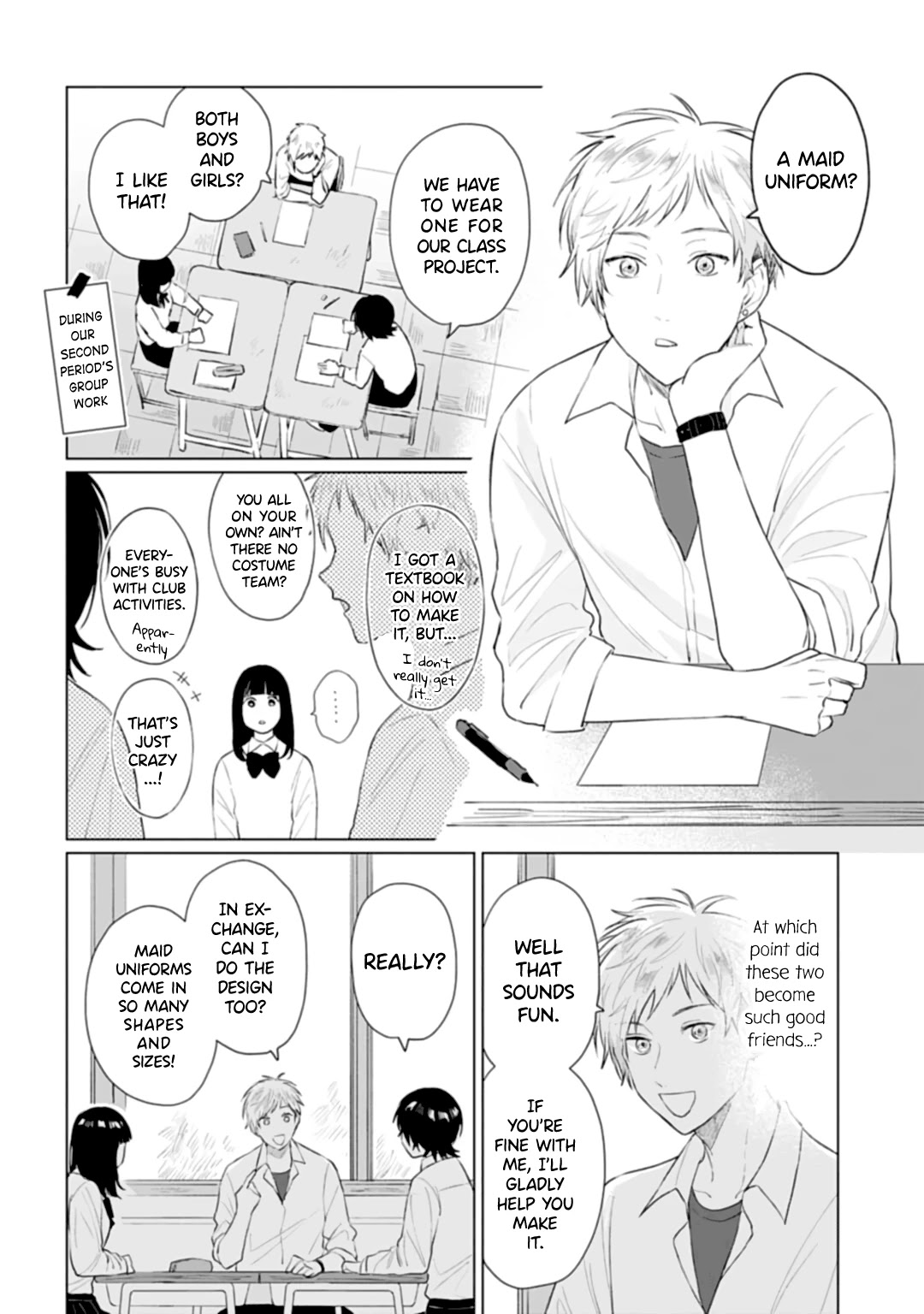 Shounen wo Kau Chapter 13 page 4 - Chapter 13: Things she knows about him