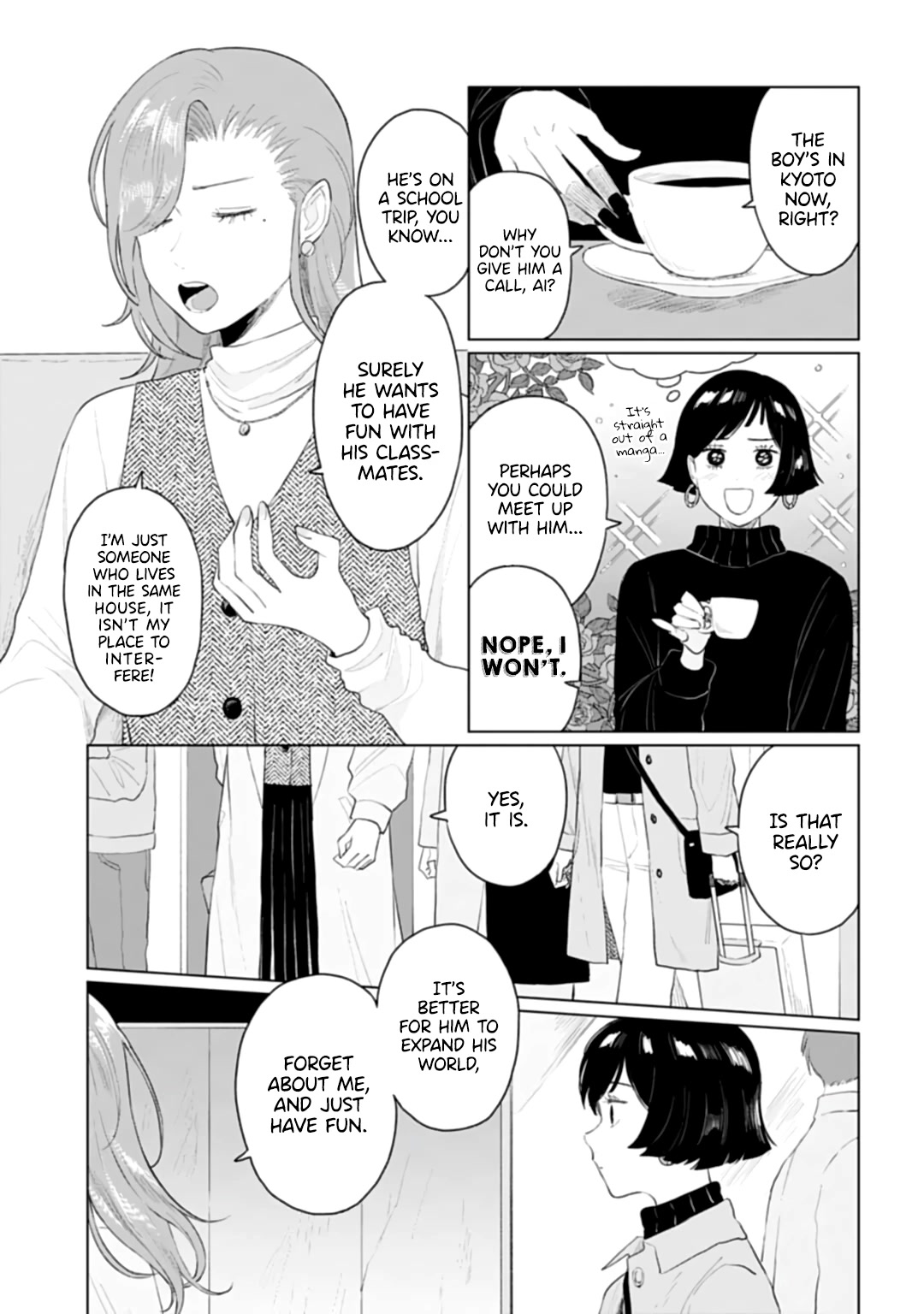 Shounen wo Kau Chapter 22 page 13 - Chapter 22: Boundaries