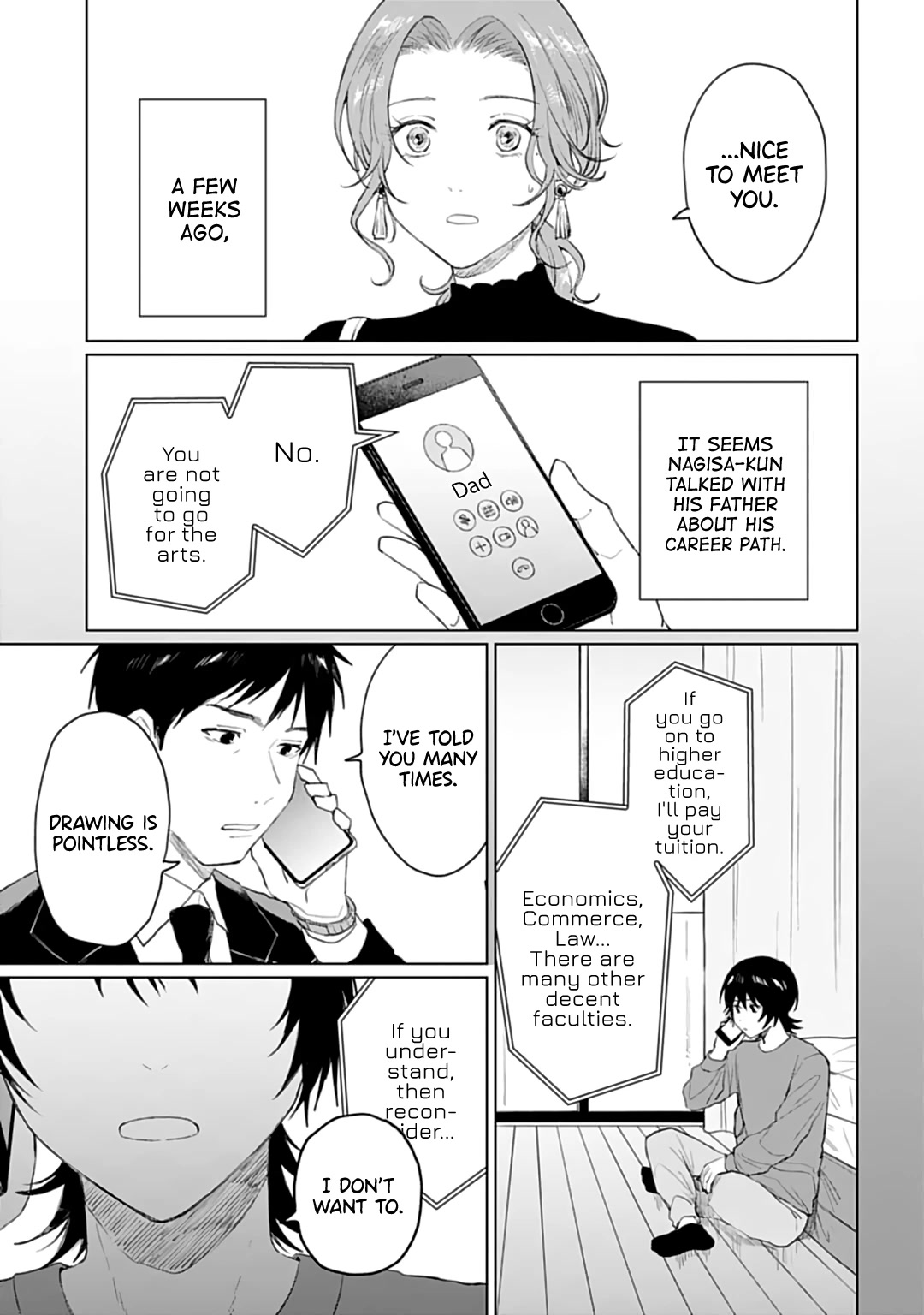 Shounen wo Kau Chapter 27 page 5 - Chapter 27: Father and Son