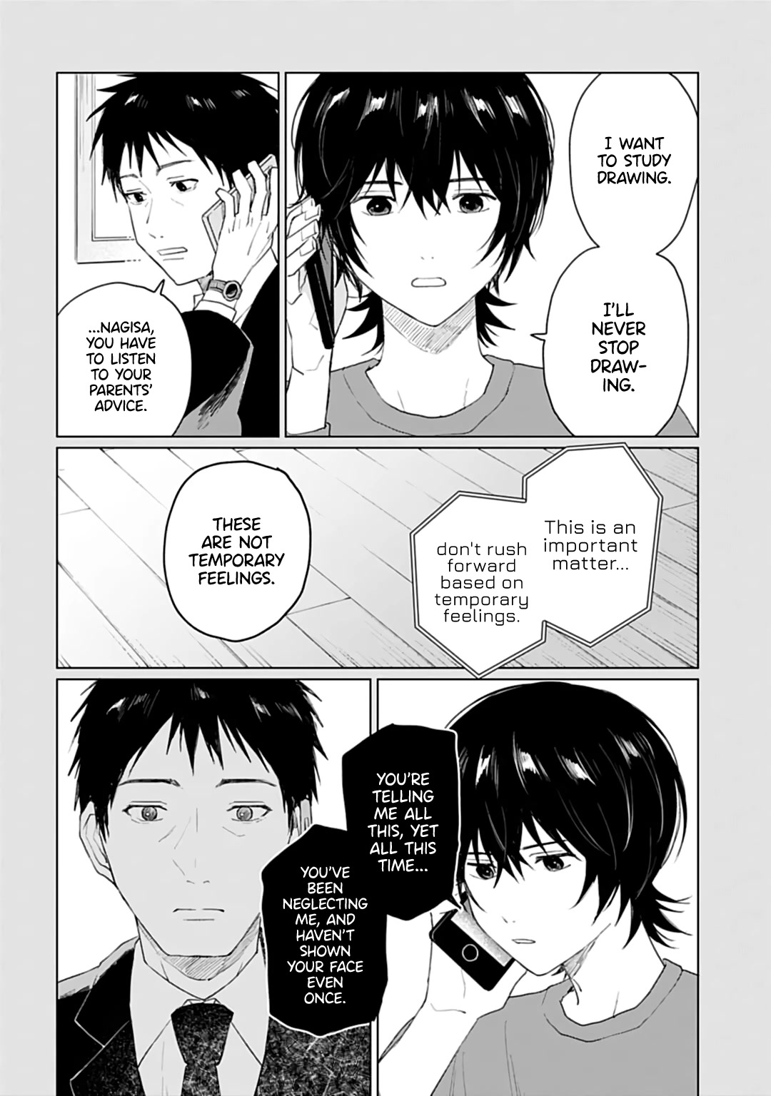 Shounen wo Kau Chapter 27 page 6 - Chapter 27: Father and Son