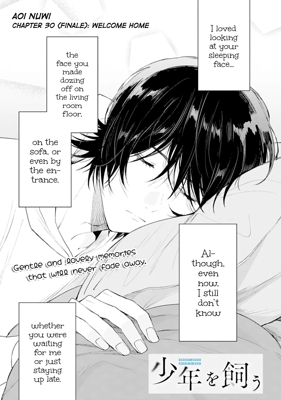 Shounen wo Kau Chapter 30 page 1 - Chapter 30: Welcome home [END]