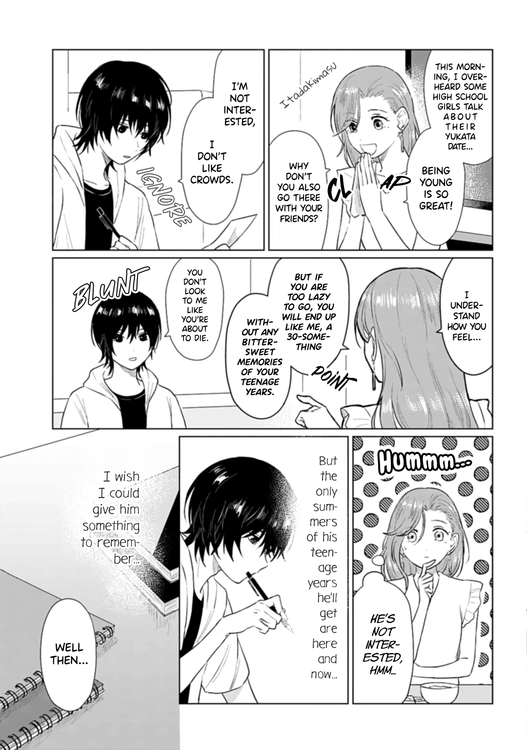 Shounen wo Kau Chapter 6 page 7 - Chapter 6: Summer Wish