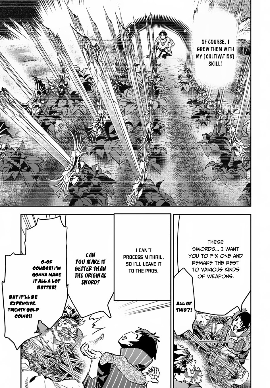 Shounin Yuusha wa Isekai wo Gyuujiru! – Saibai Skill de Nandemo Fuyashi Chaimasu Chapter 4 page 14 - Chapter 4