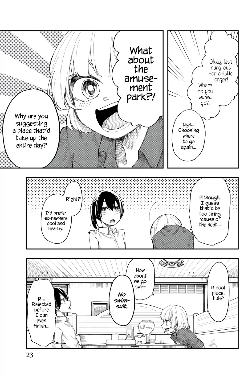 Shouraiteki ni Shinde Kure Chapter 13 page 21 - Chapter 13: You and a Sunny Day