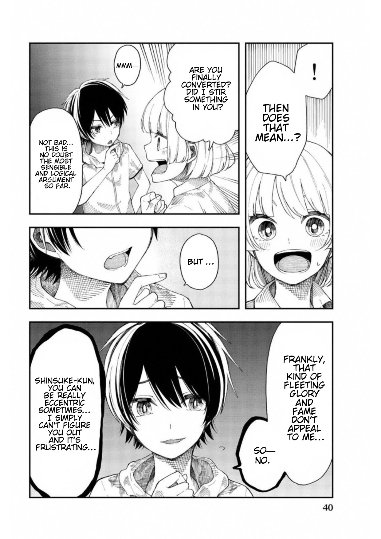 Shouraiteki ni Shinde Kure Chapter 20 page 12 - Chapter 20: Even a Flower with a Crooked Stem can be Beautiful