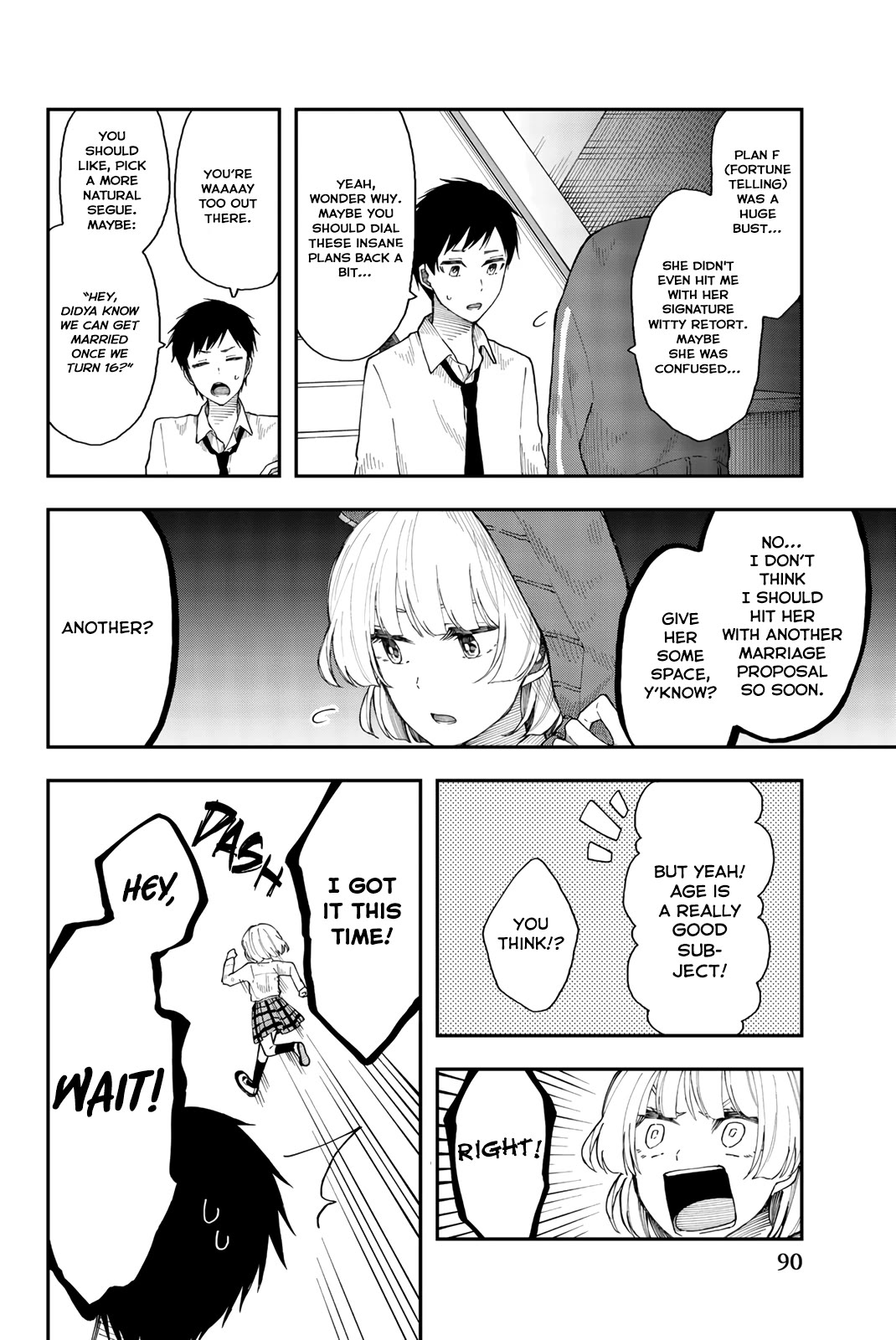 Shouraiteki ni Shinde Kure Chapter 28 page 10 - Chapter 28: One Step Ahead of Me