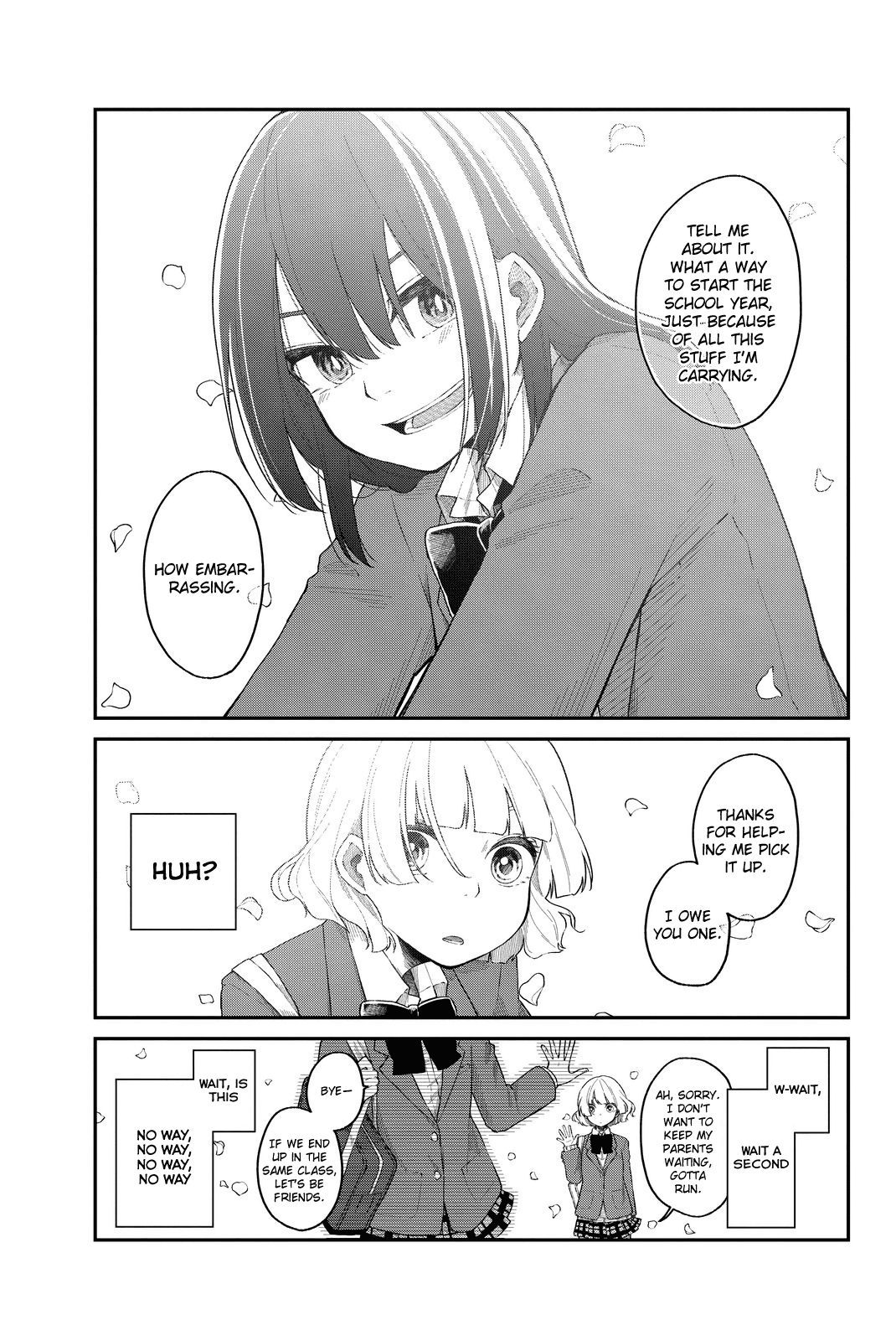 Shouraiteki ni Shinde Kure Chapter 6.5 page 3 - Chapter 6.5: Volume 1 Omake