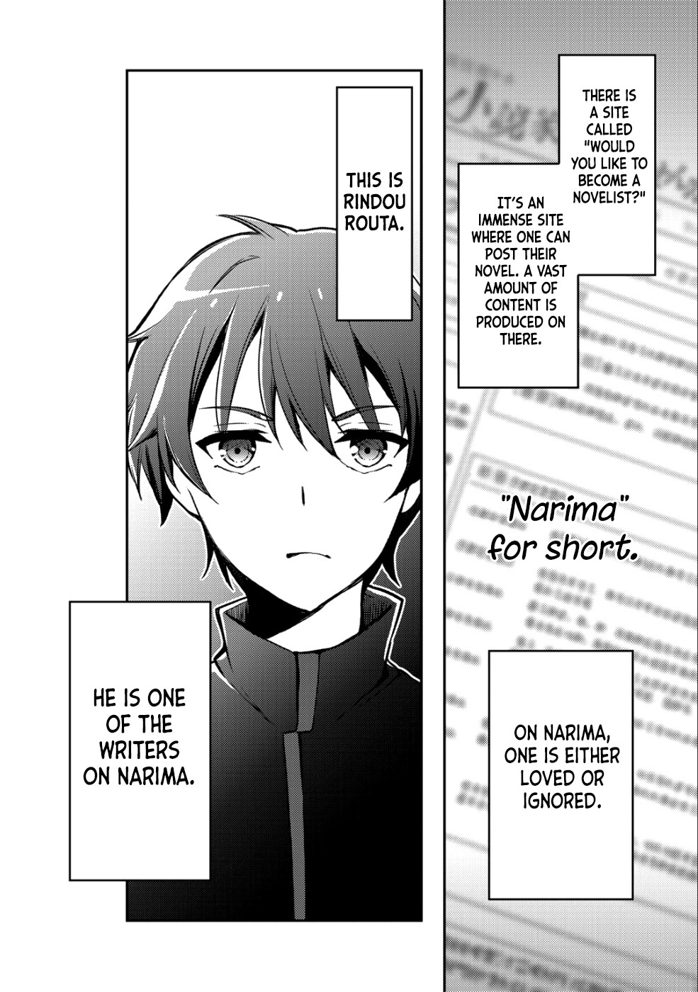Shousetsu touko saito o riyou shite itara, kurasu no bishoujo ga dokushadatta Chapter 1 page 3 - Chapter 1